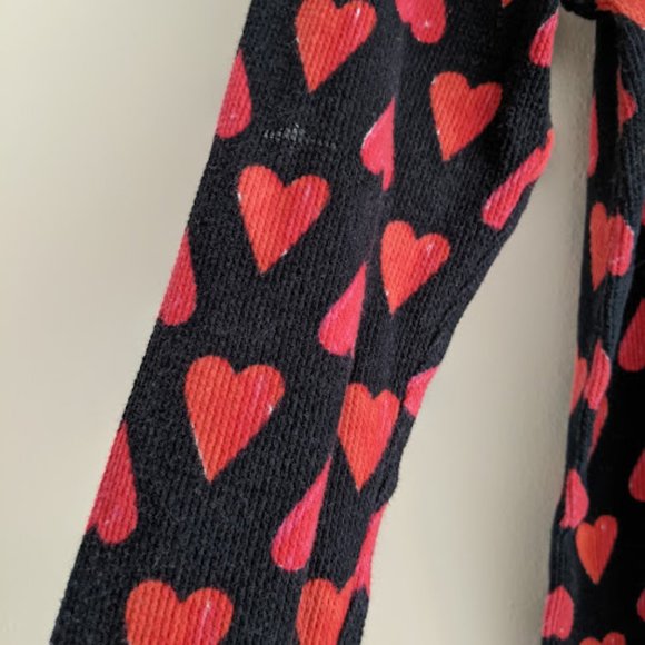 Victoria's Secret Black and Red Heart Henley Dress Size M - Picture 7 of 9